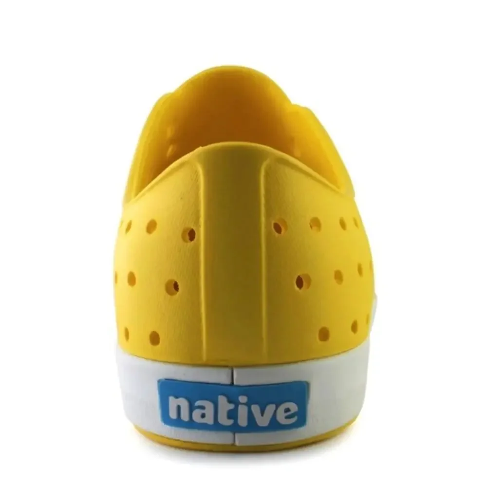 Native Kids Crayon Yellow Shell White Jefferson Size 4